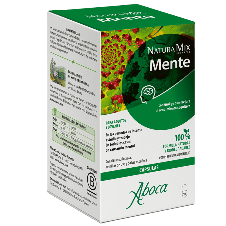 Aboca Fitoconcentrado Ginkgo Memoria y Concentración 50 cápsulas